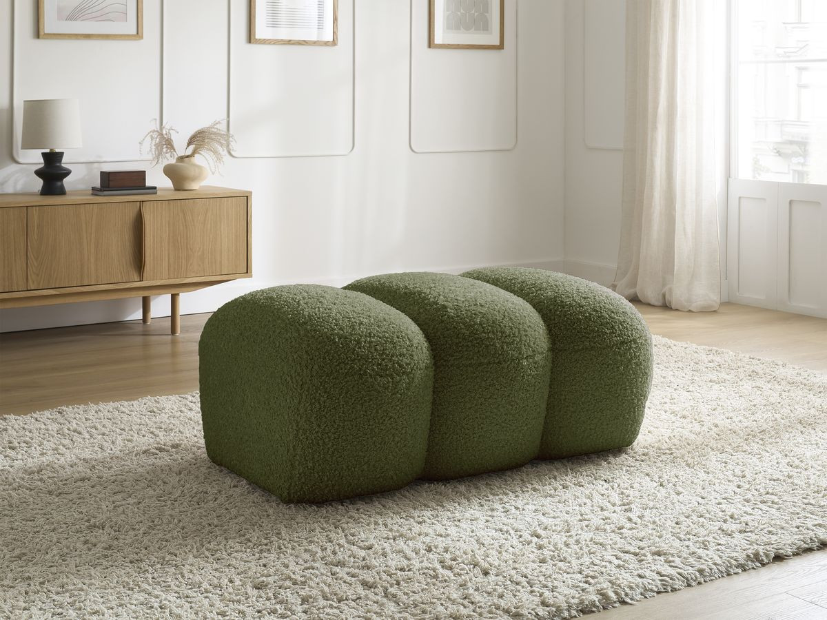 Pouf HIPPOLYTE vert — vue 5