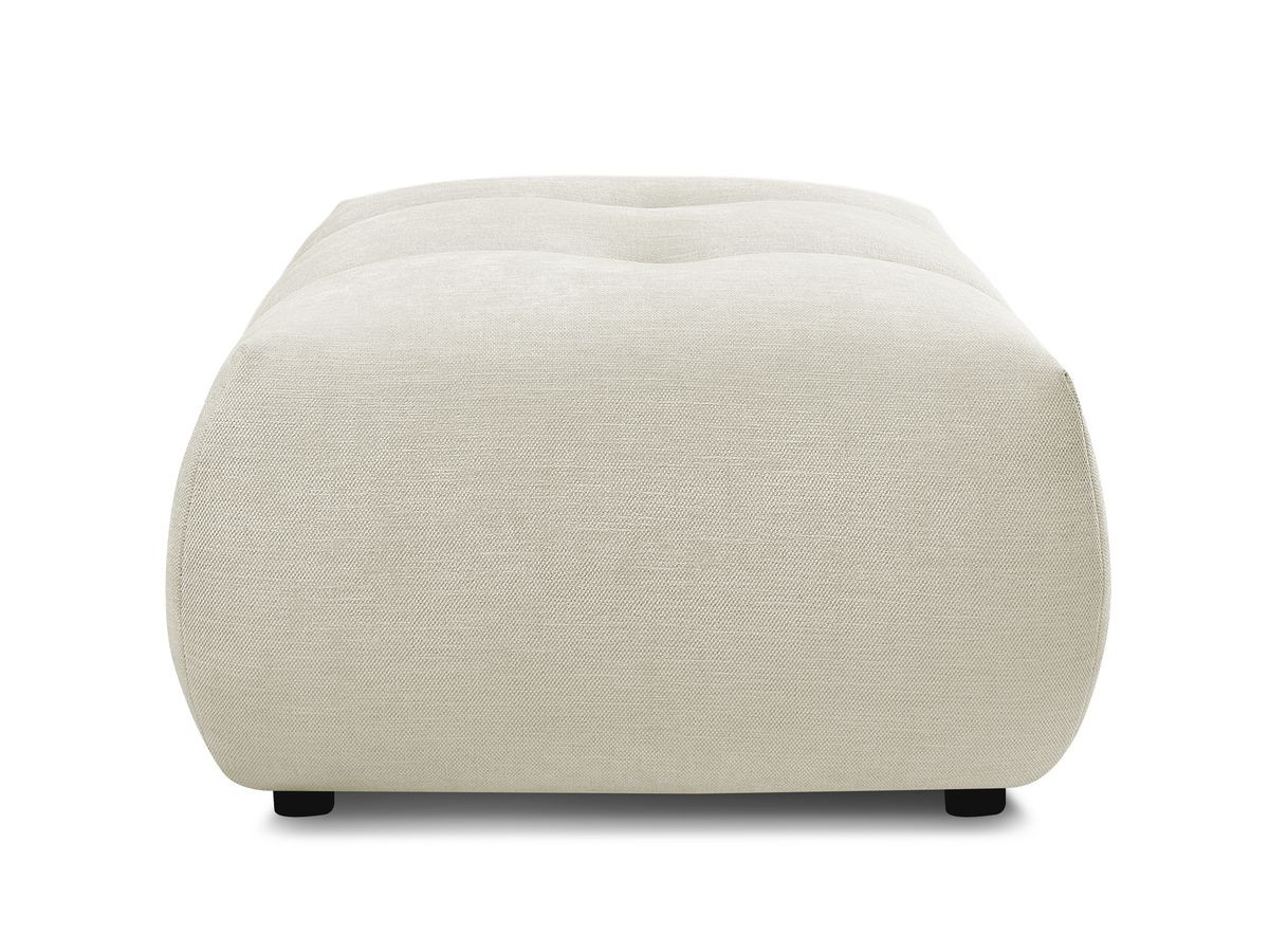 FUJI gladde stoffen poef