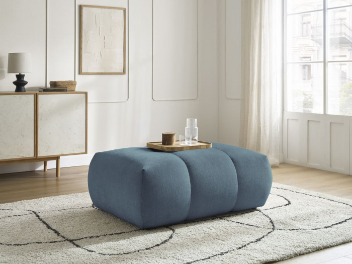 Pouf FUJI tissu lisse