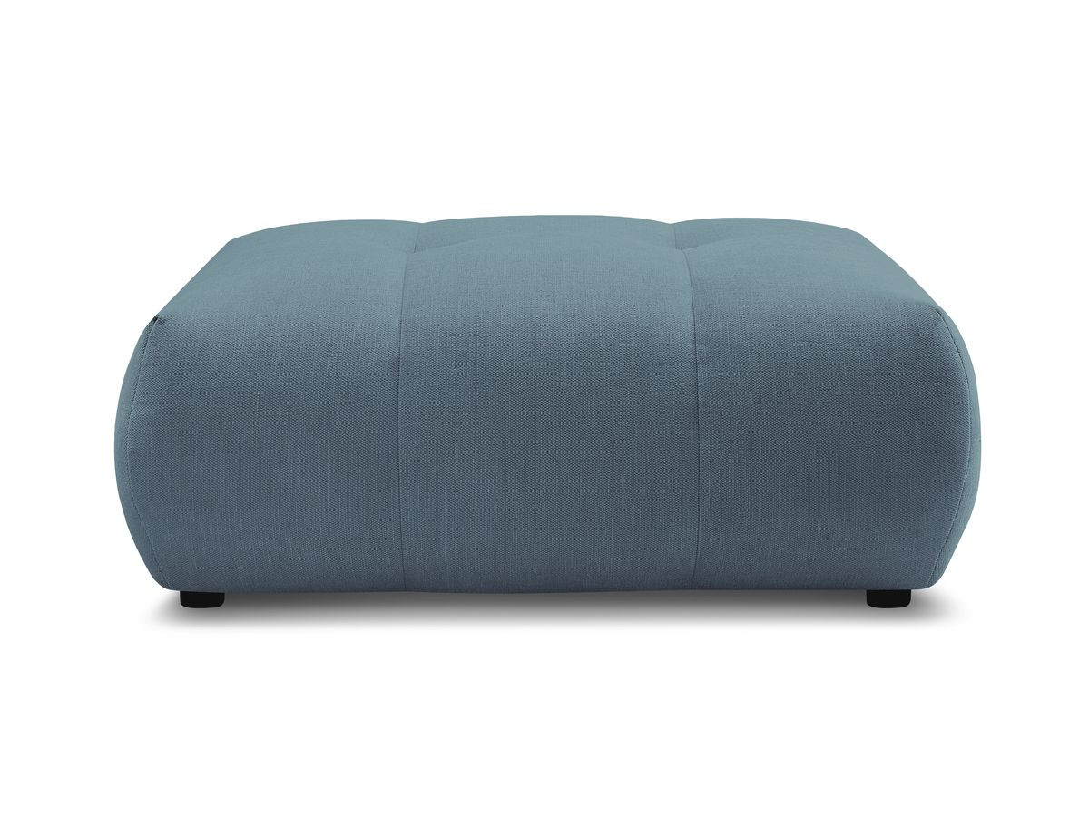 FUJI gladde stoffen poef