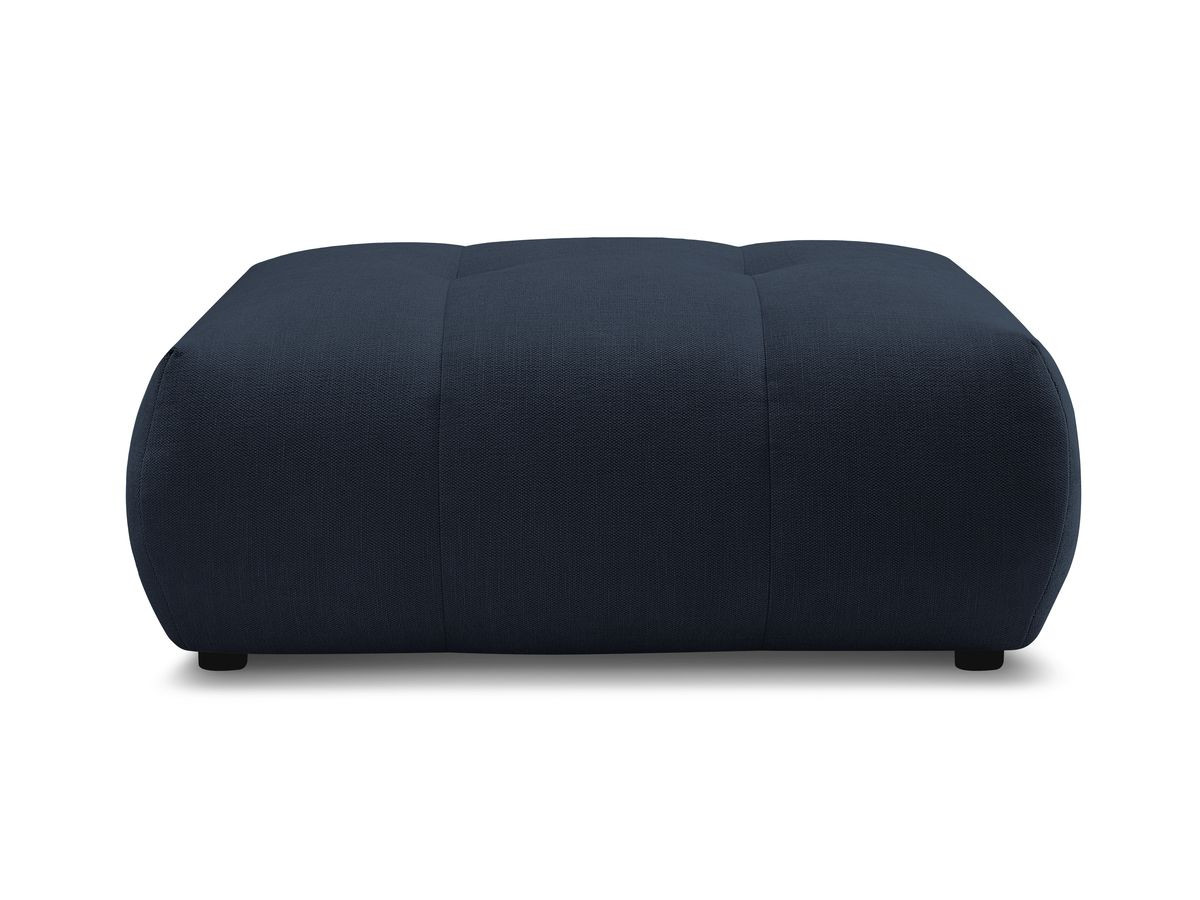 FUJI gladde stoffen poef