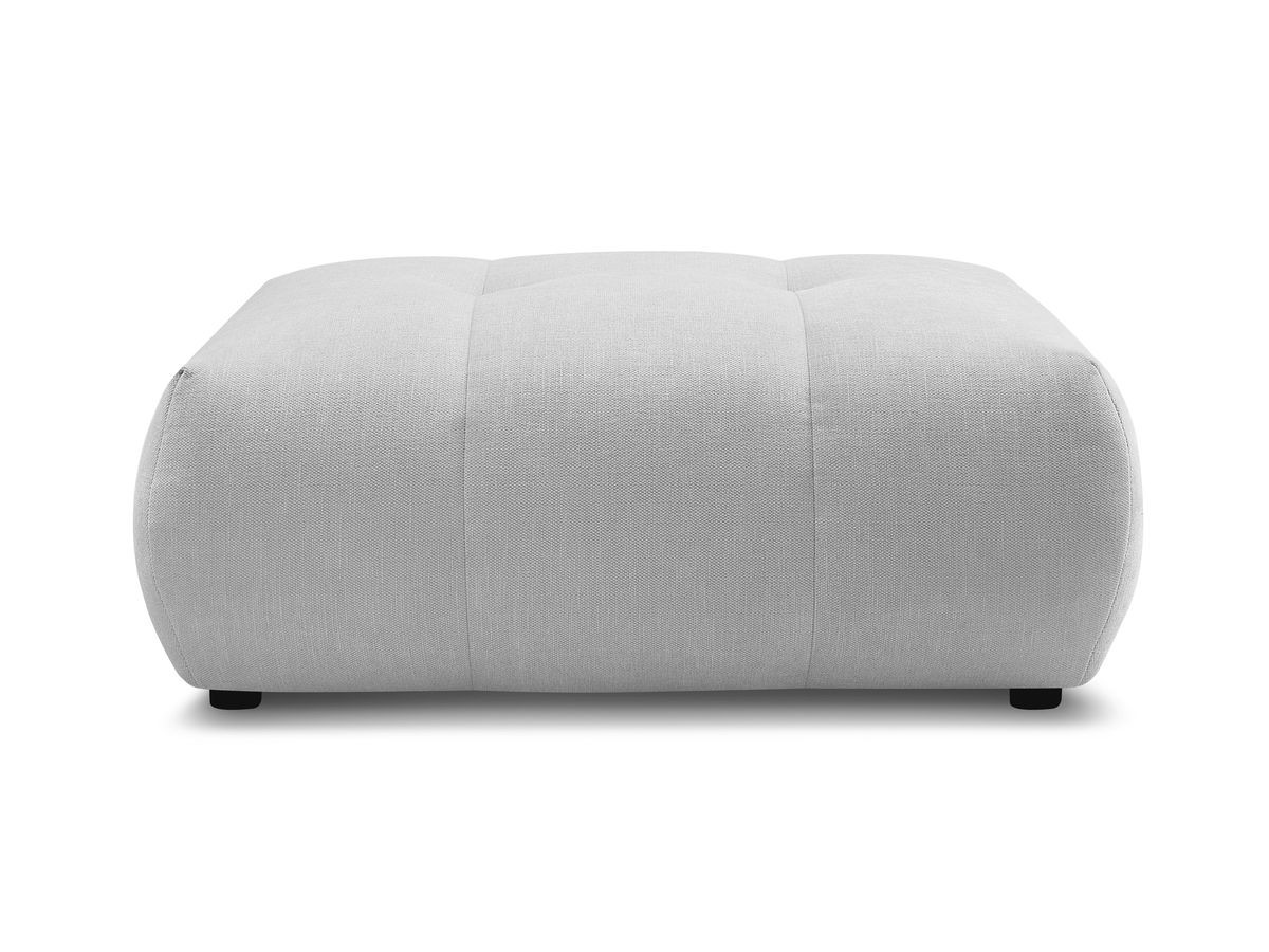 FUJI gladde stoffen poef
