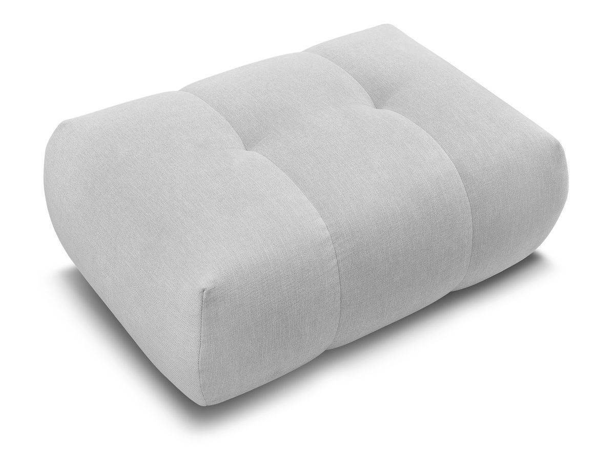 FUJI gladde stoffen poef