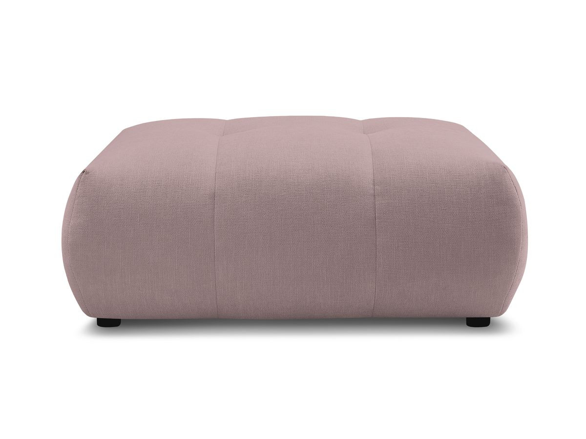 FUJI gladde stoffen poef