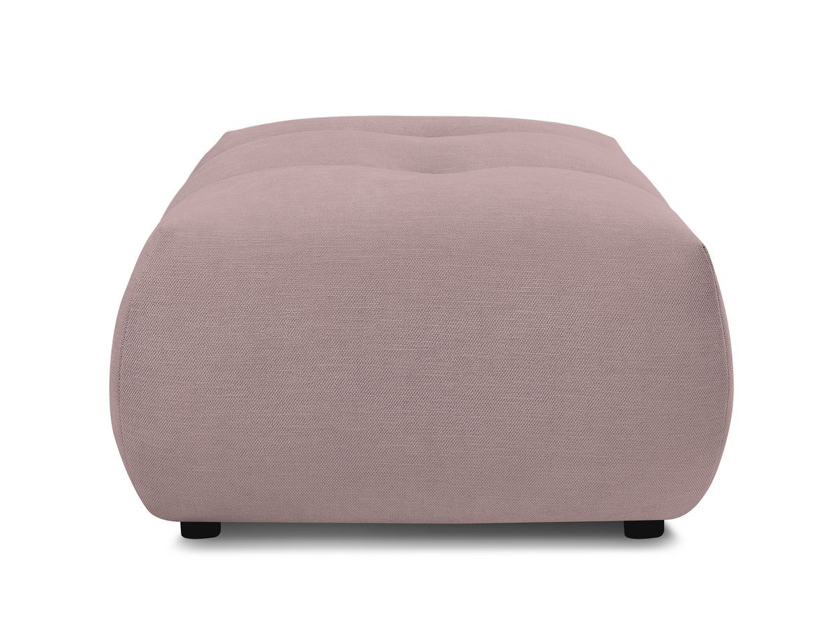 FUJI gladde stoffen poef