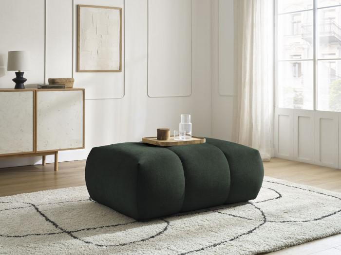 Pouf FUJI tissu lisse