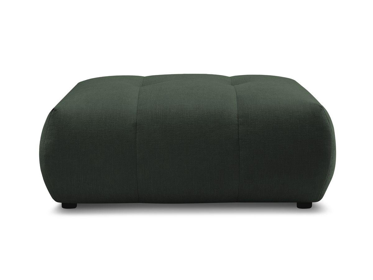 FUJI gladde stoffen poef