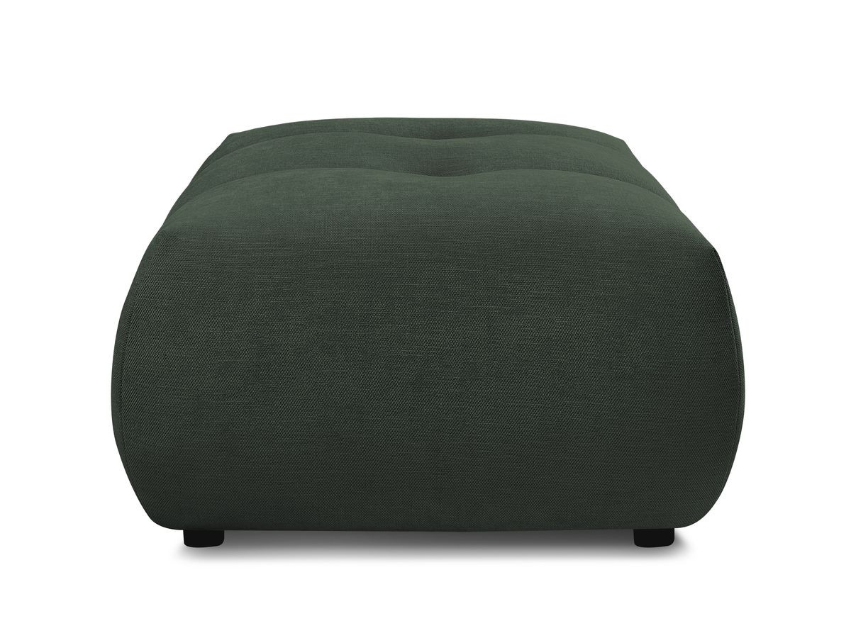 FUJI gladde stoffen poef