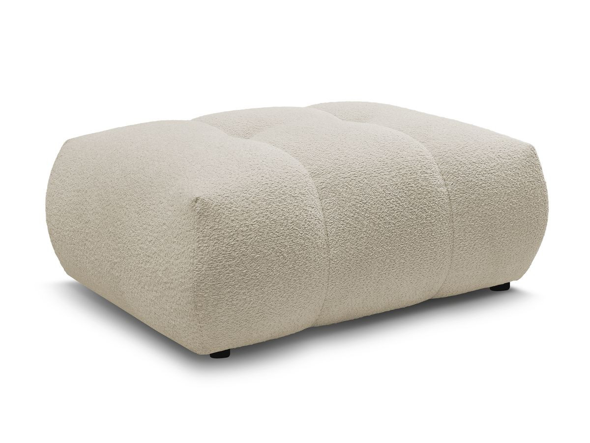 Pouf FUJI tissu bouclette