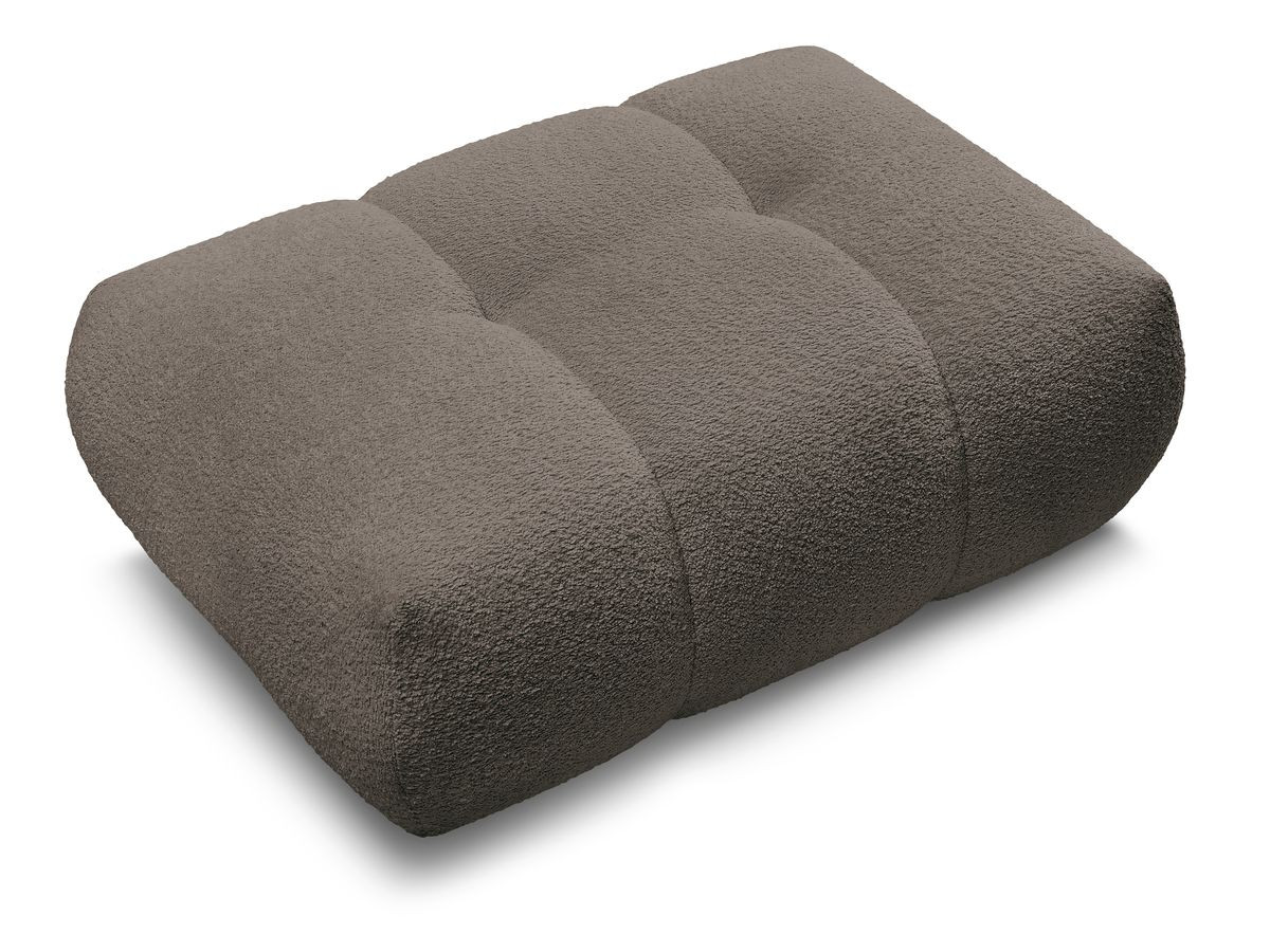 Pouf FUJI tissu bouclette