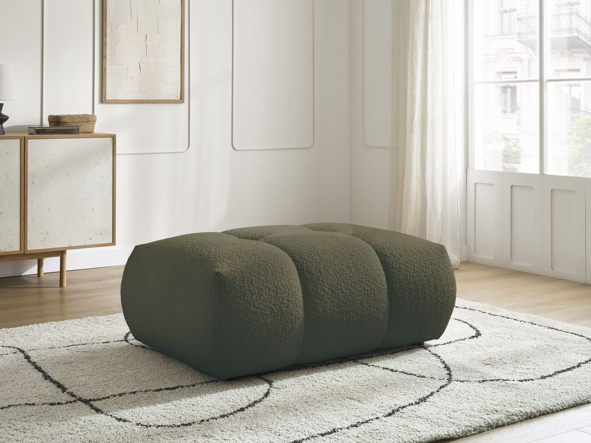 Pouf FUJI bouclette vert — vue 5