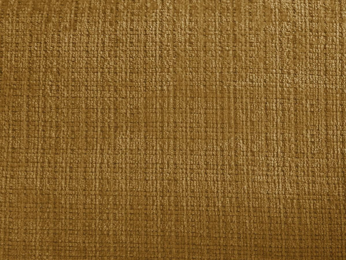 Canapé droit fixe 3 places IVANE tissu texturé avec pouf