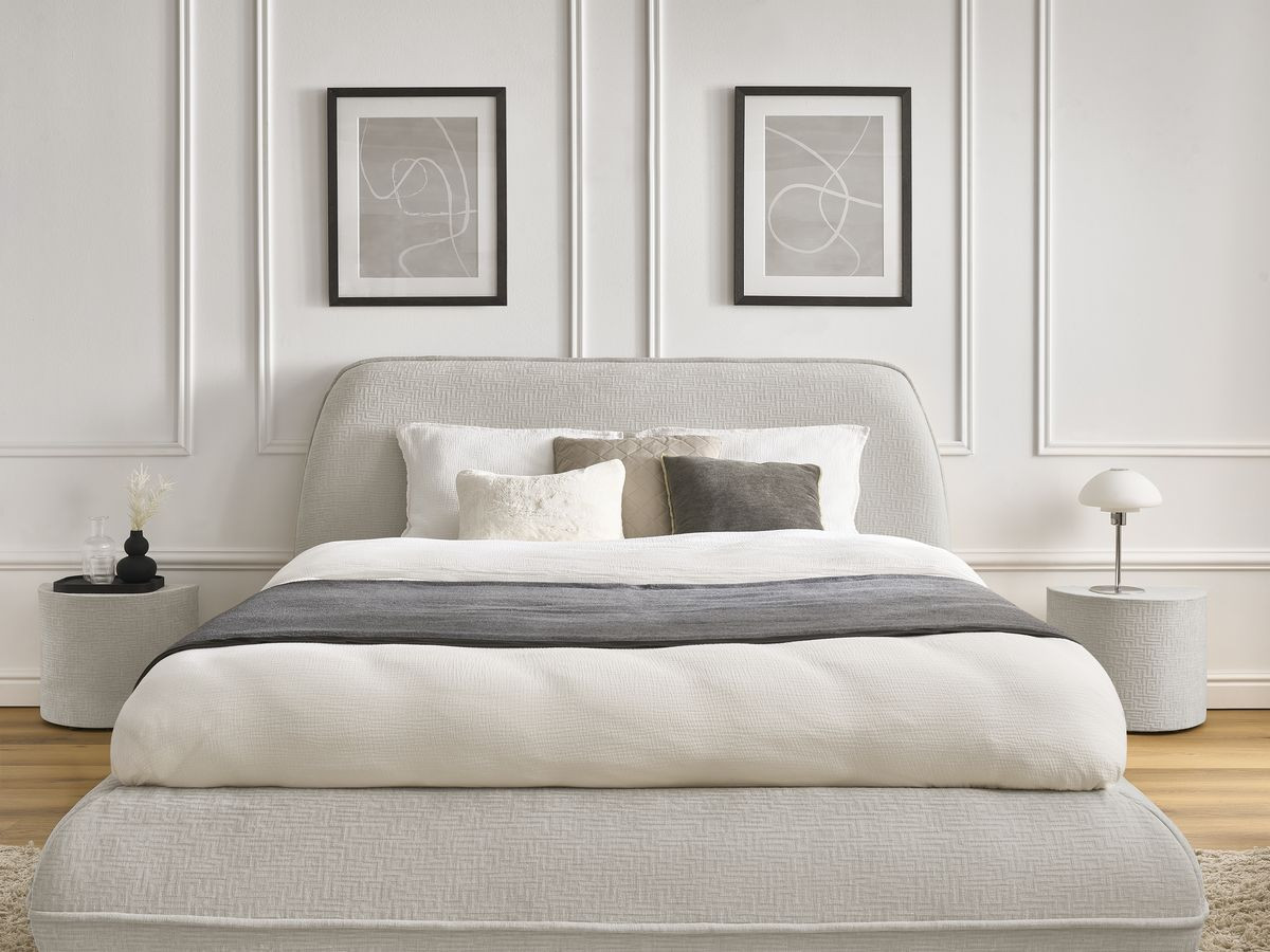 Lit LIAM texturé beige — vue 6