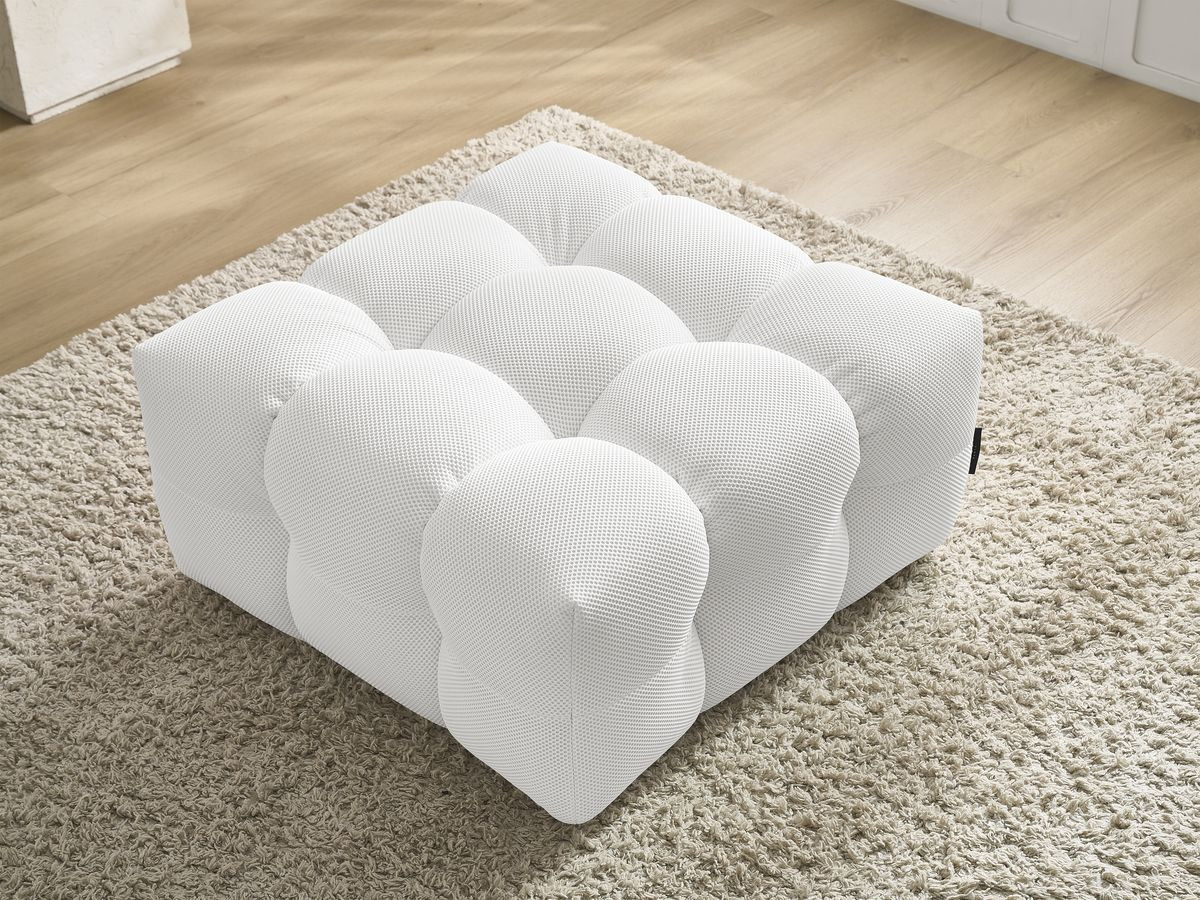 Pouf CLOUD tissu mesh