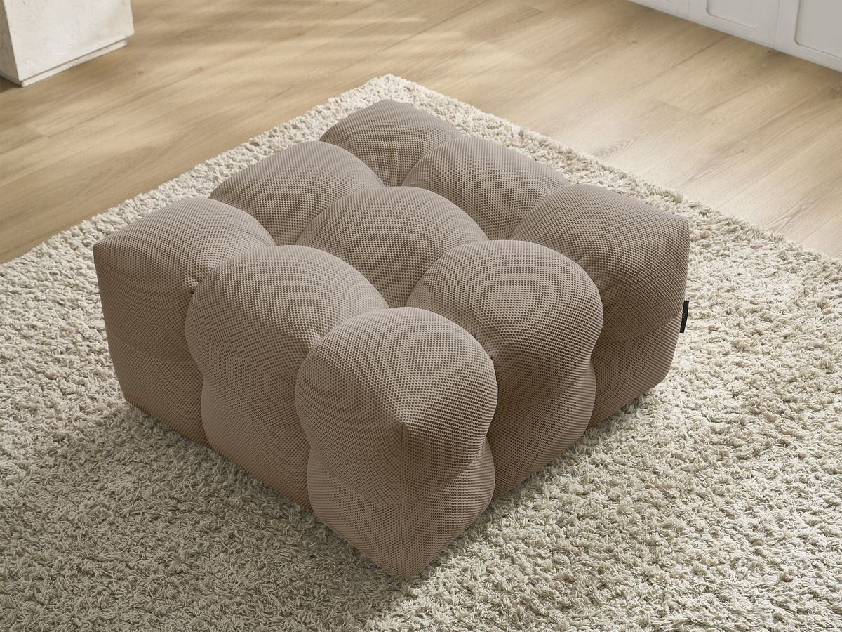 Pouf CLOUD tissu mesh