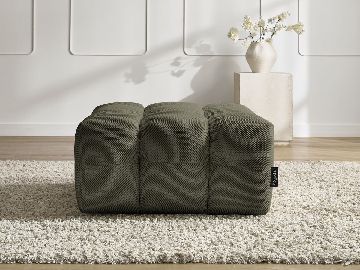 Pouf CLOUD mesh vert — vue 5