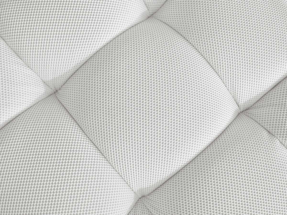 Canapé d'angle fixe EVEREST tissu chiné - Orange - Angle droit - 10 coussins