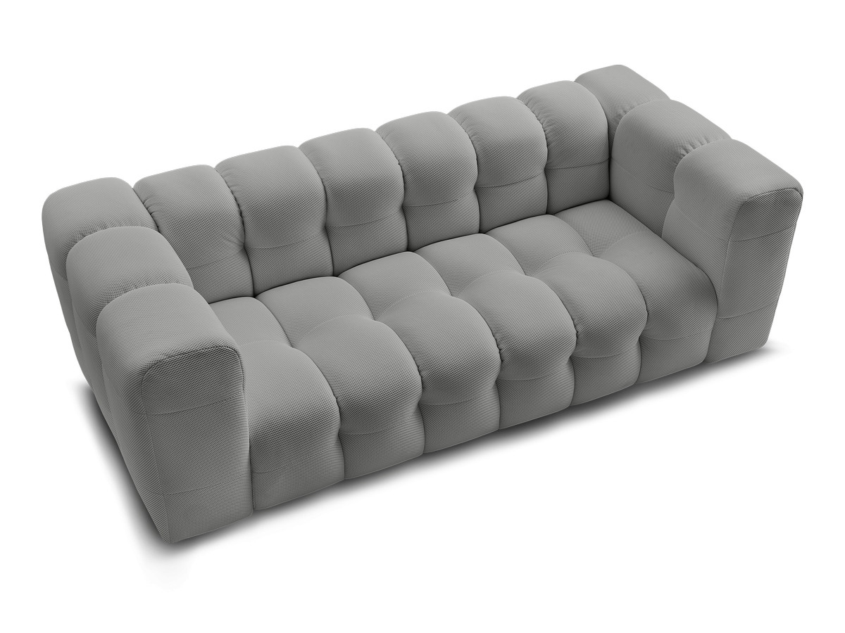 Canapé droit fixe 3 places CLOUD tissu mesh