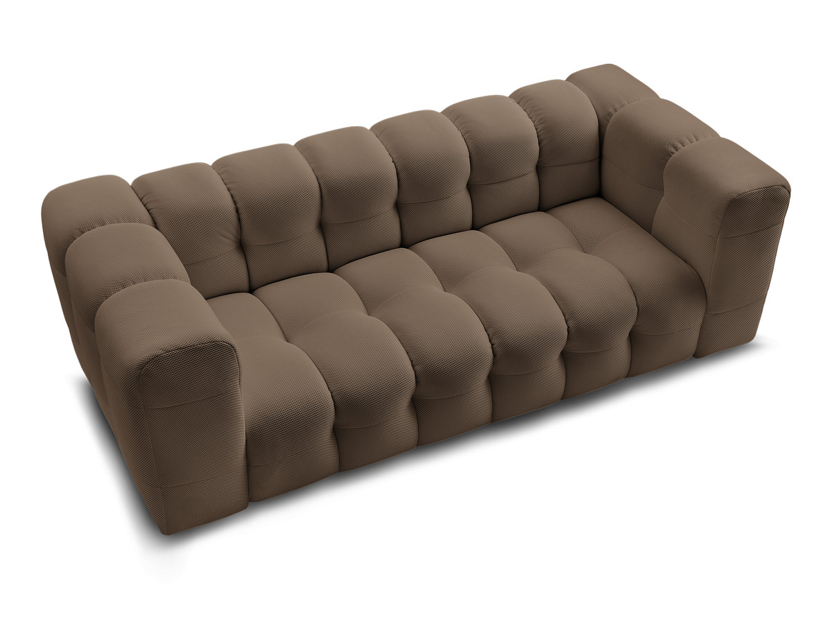 Canapé droit fixe 3 places CLOUD tissu mesh