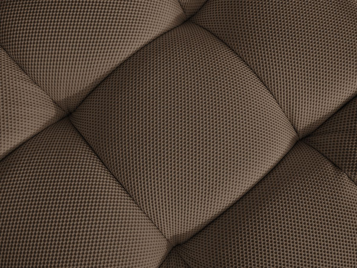 Canapé droit fixe 3 places CLOUD tissu mesh