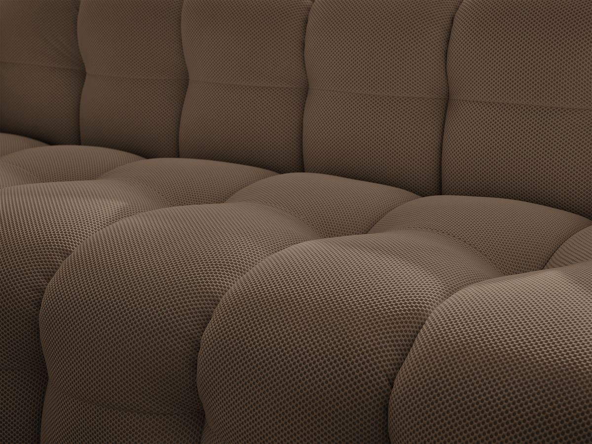 Canapé droit fixe 3 places CLOUD tissu mesh