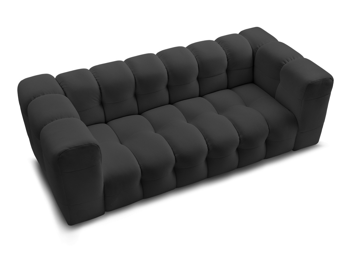 Canapé droit fixe 3 places CLOUD tissu mesh