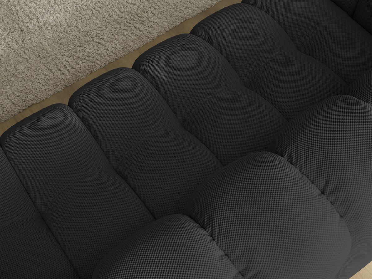 Canapé droit fixe 3 places CLOUD tissu mesh