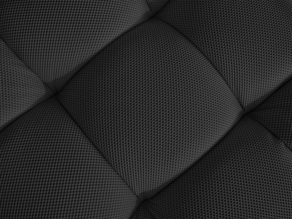 Canapé droit fixe 3 places CLOUD tissu mesh
