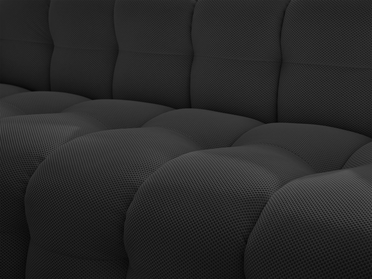 Canapé droit fixe 3 places CLOUD tissu mesh