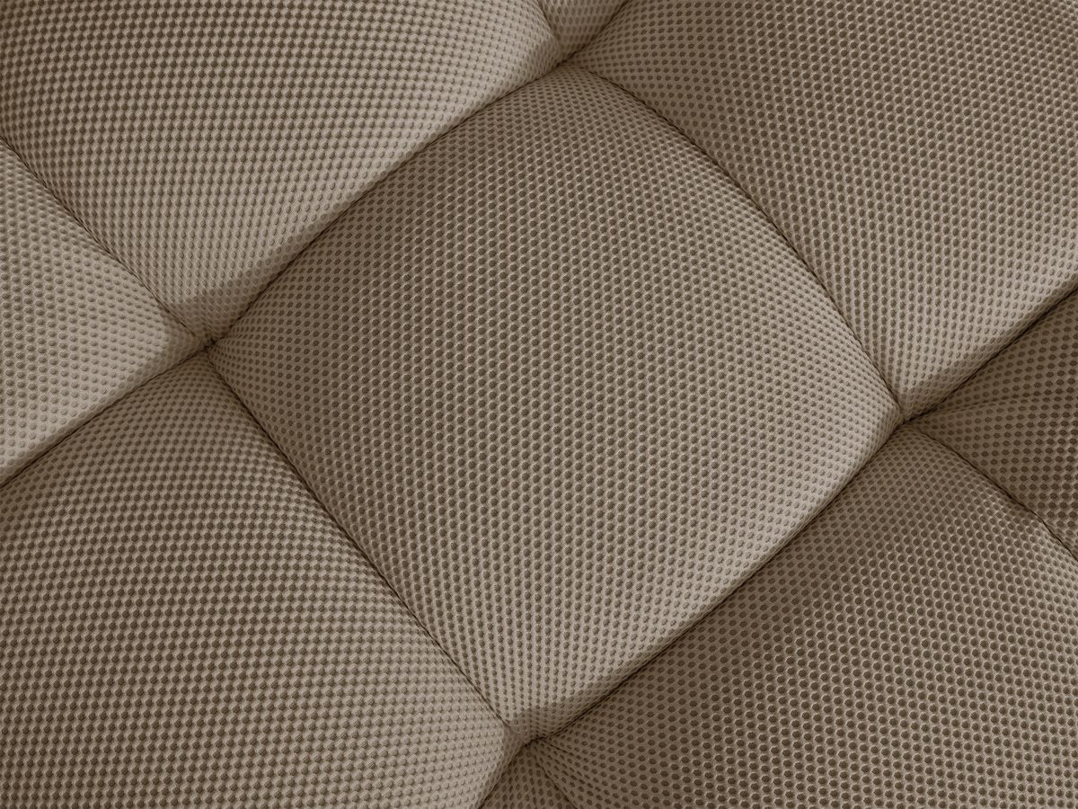 Canapé droit fixe 3 places CLOUD tissu mesh