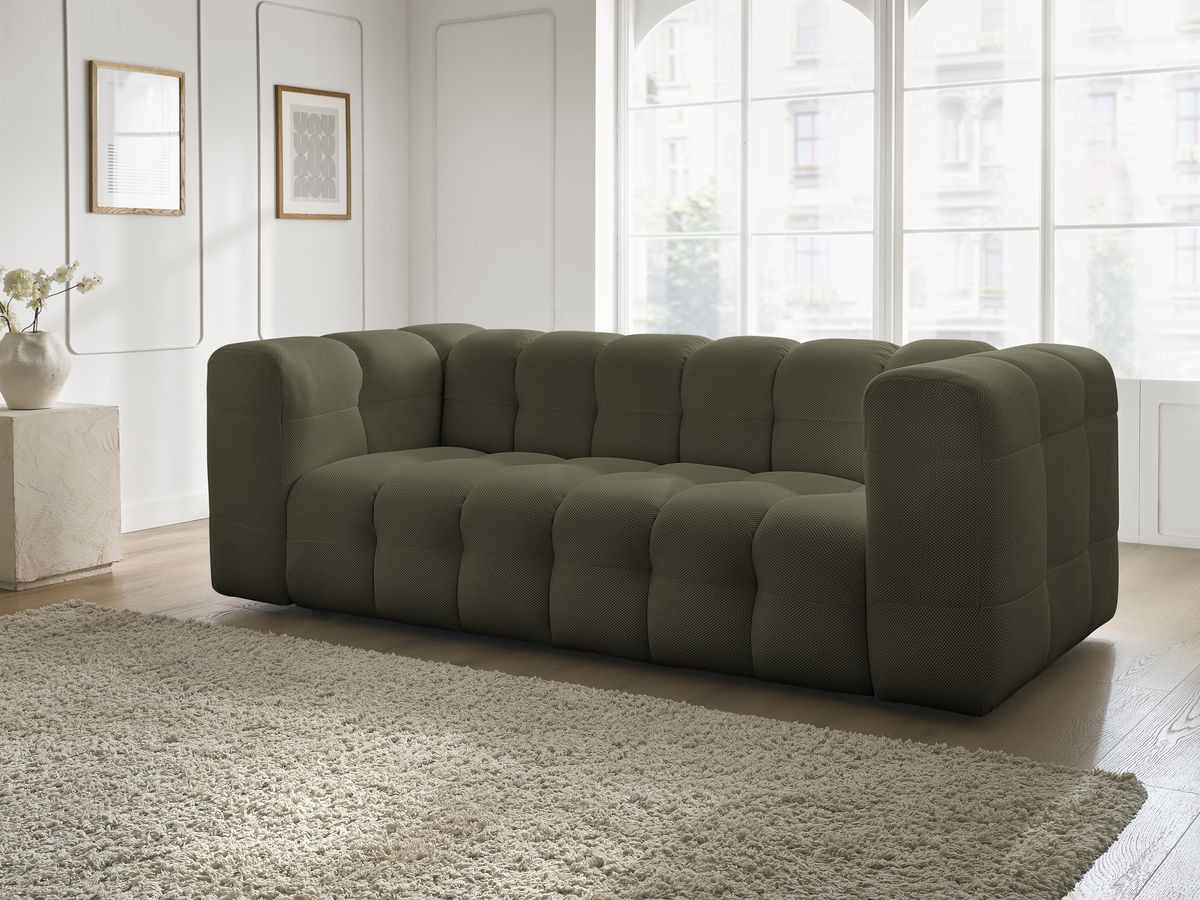 Canapé droit 3 places CLOUD mesh vert — vue 6