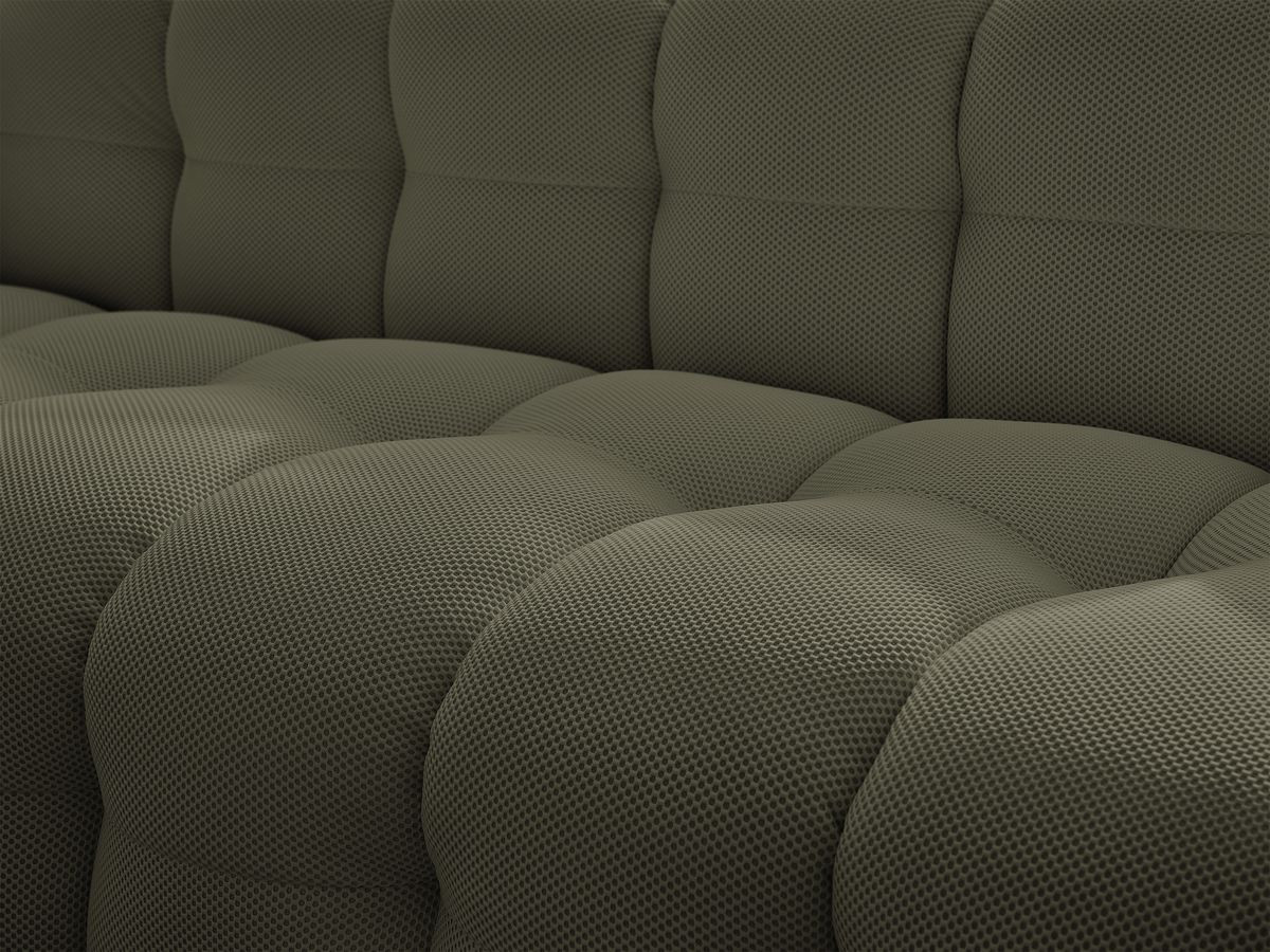 Canapé droit fixe 3 places CLOUD tissu mesh