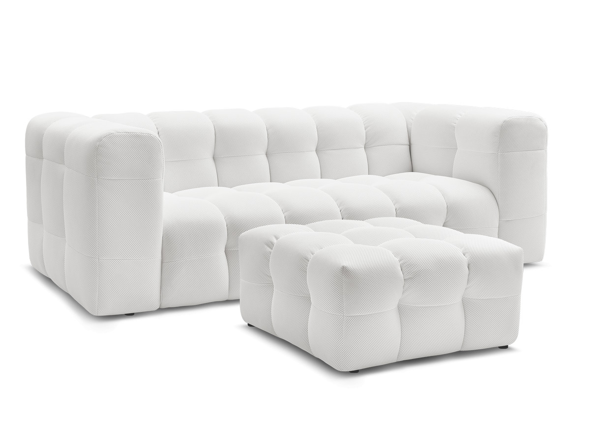CLOUD 3-osobowa sofa stojąca z podnóżkiem
