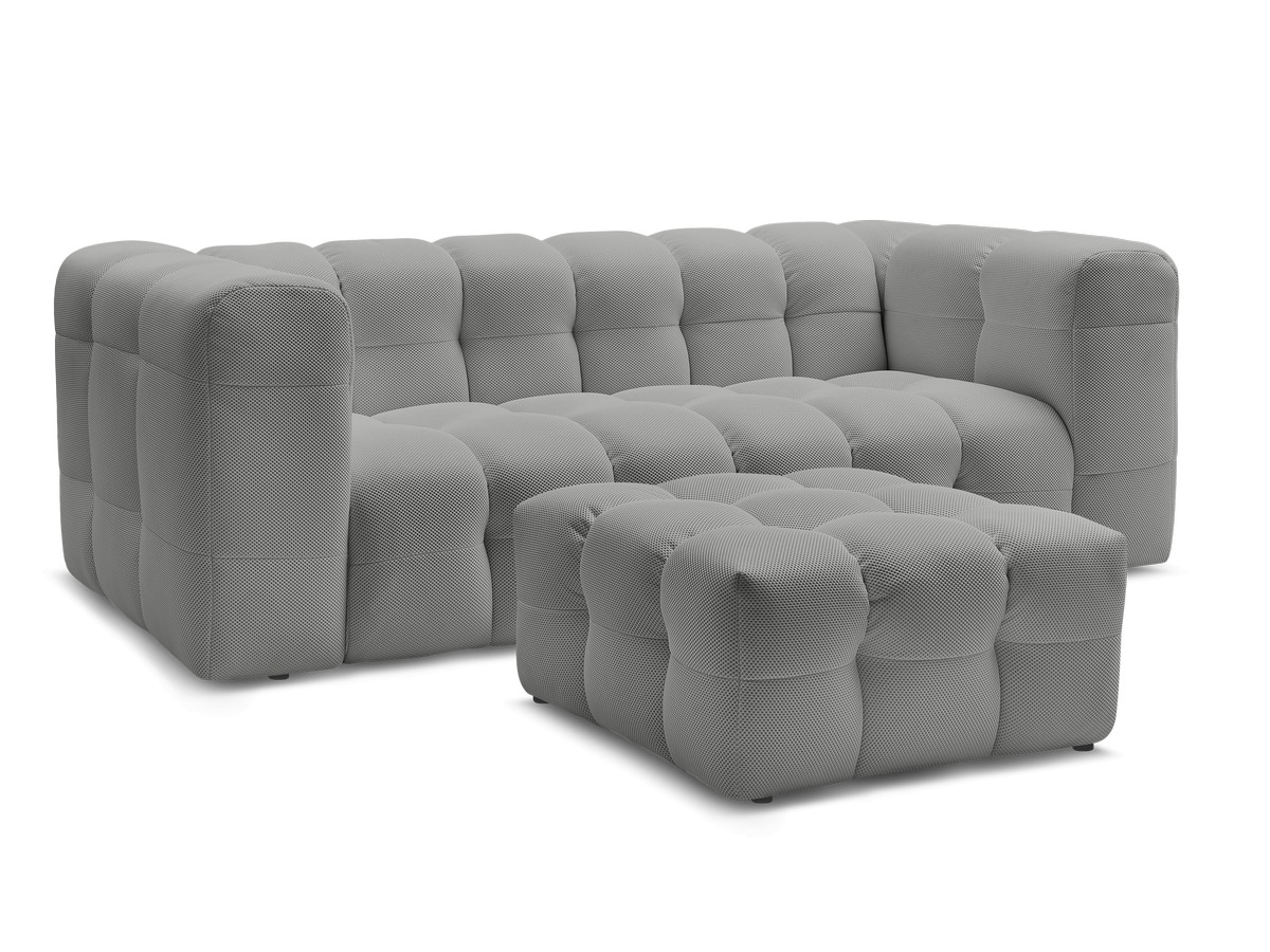 CLOUD 3-osobowa sofa stojąca z podnóżkiem