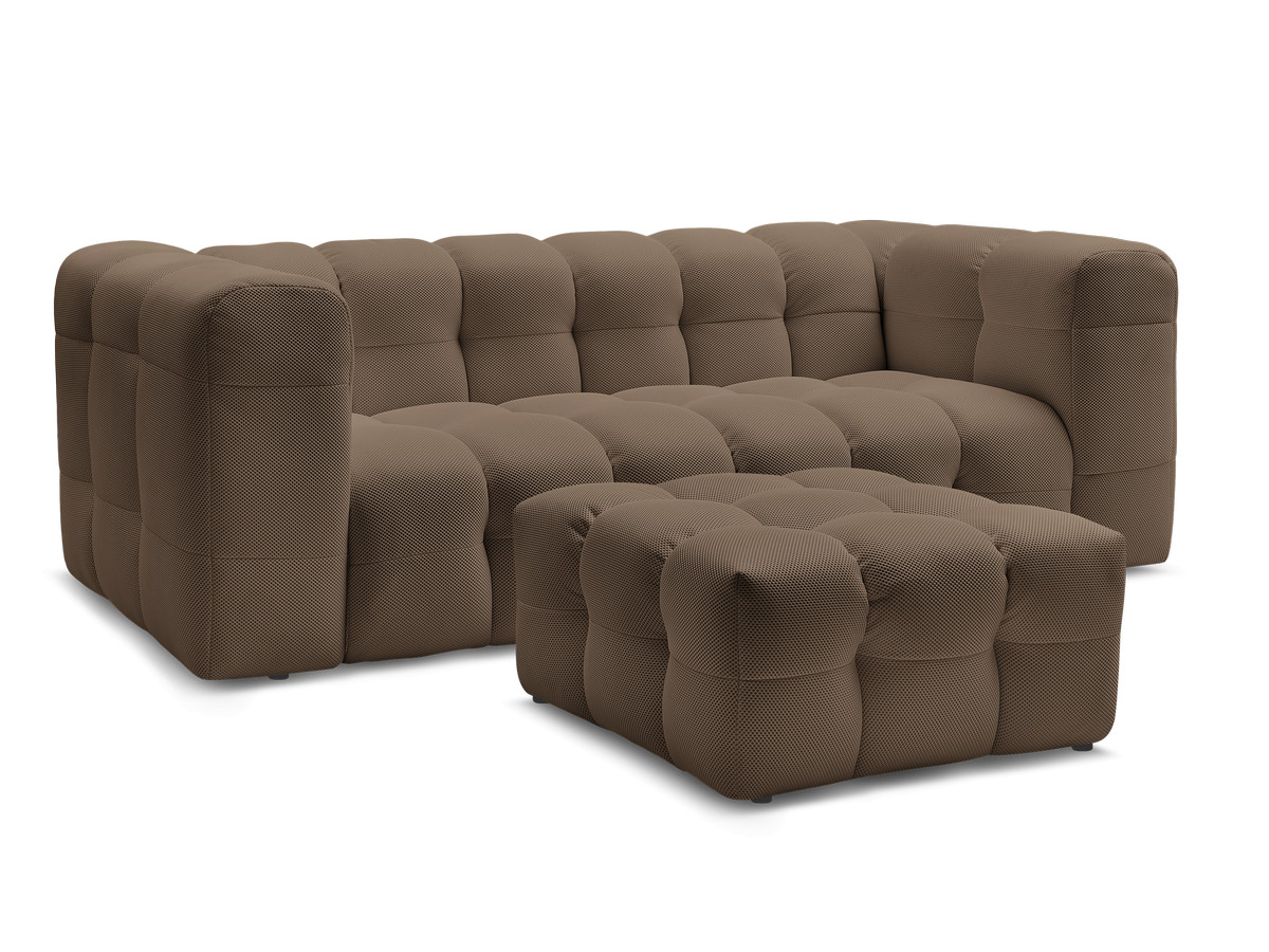 CLOUD 3-osobowa sofa stojąca z podnóżkiem