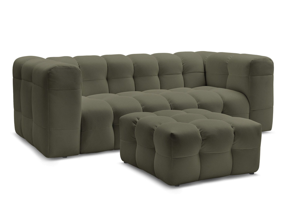 CLOUD 3-osobowa sofa stojąca z podnóżkiem