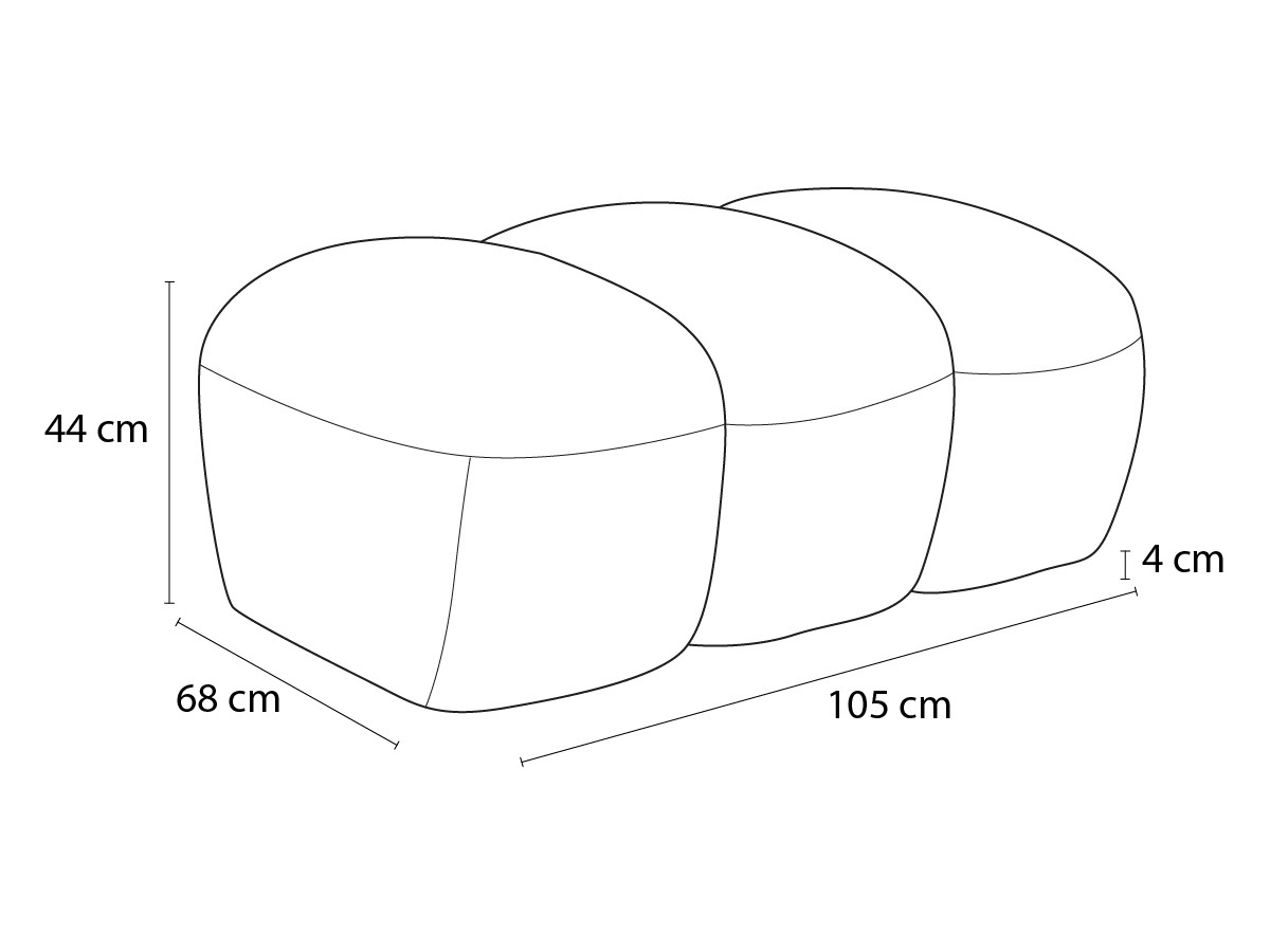 Pouf HIPPOLYTE
