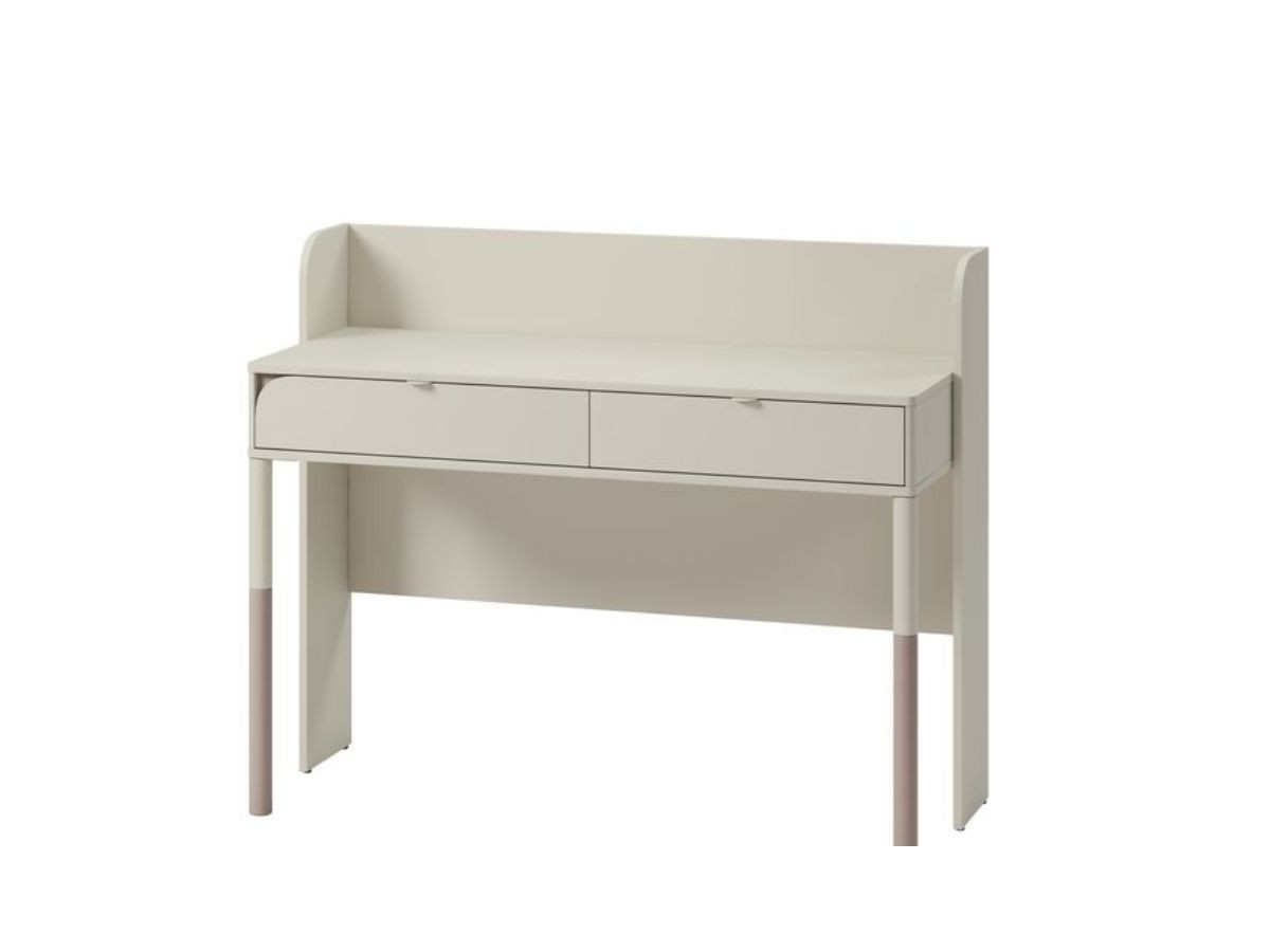 BOREO kinderbedset 120 x 200 cm met bureau met 2 lades + nachtkastje