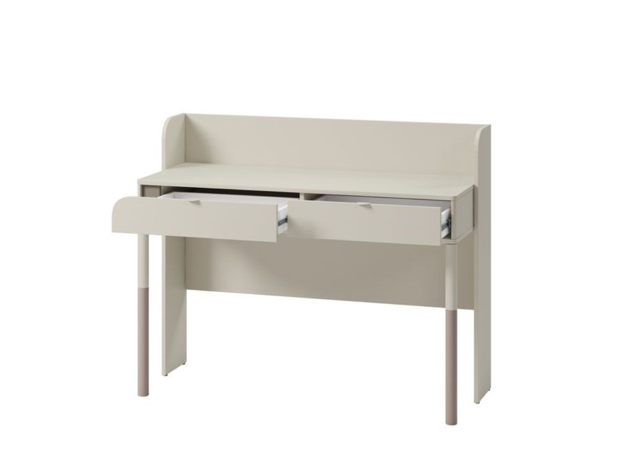 BOREO kinderbedset 120 x 200 cm met bureau met 2 lades + nachtkastje