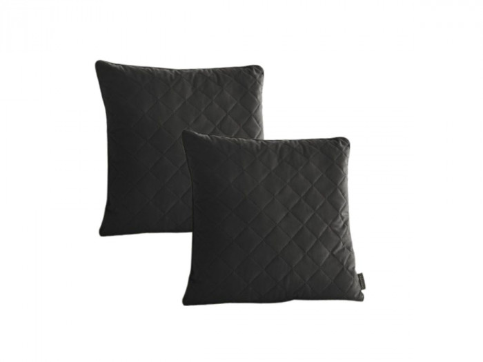 Lot de 2 coussins avec piquage losange 50 x 50 cm GLADYS