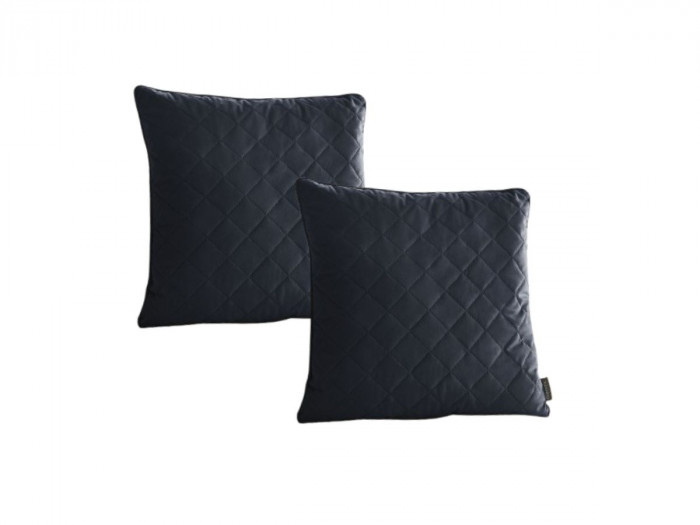 Lot de 2 coussins avec piquage losange 50 x 50 cm GLADYS