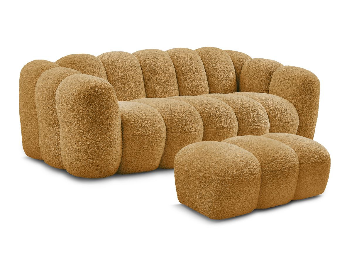 3-osobowa prosta sofa stacjonarna HIPPOLYTE