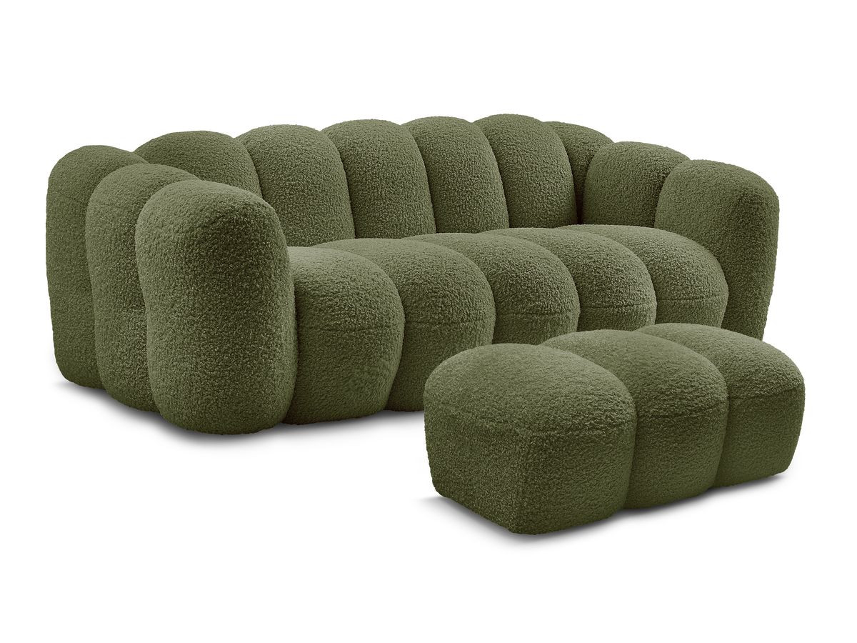 3-osobowa prosta sofa stacjonarna HIPPOLYTE