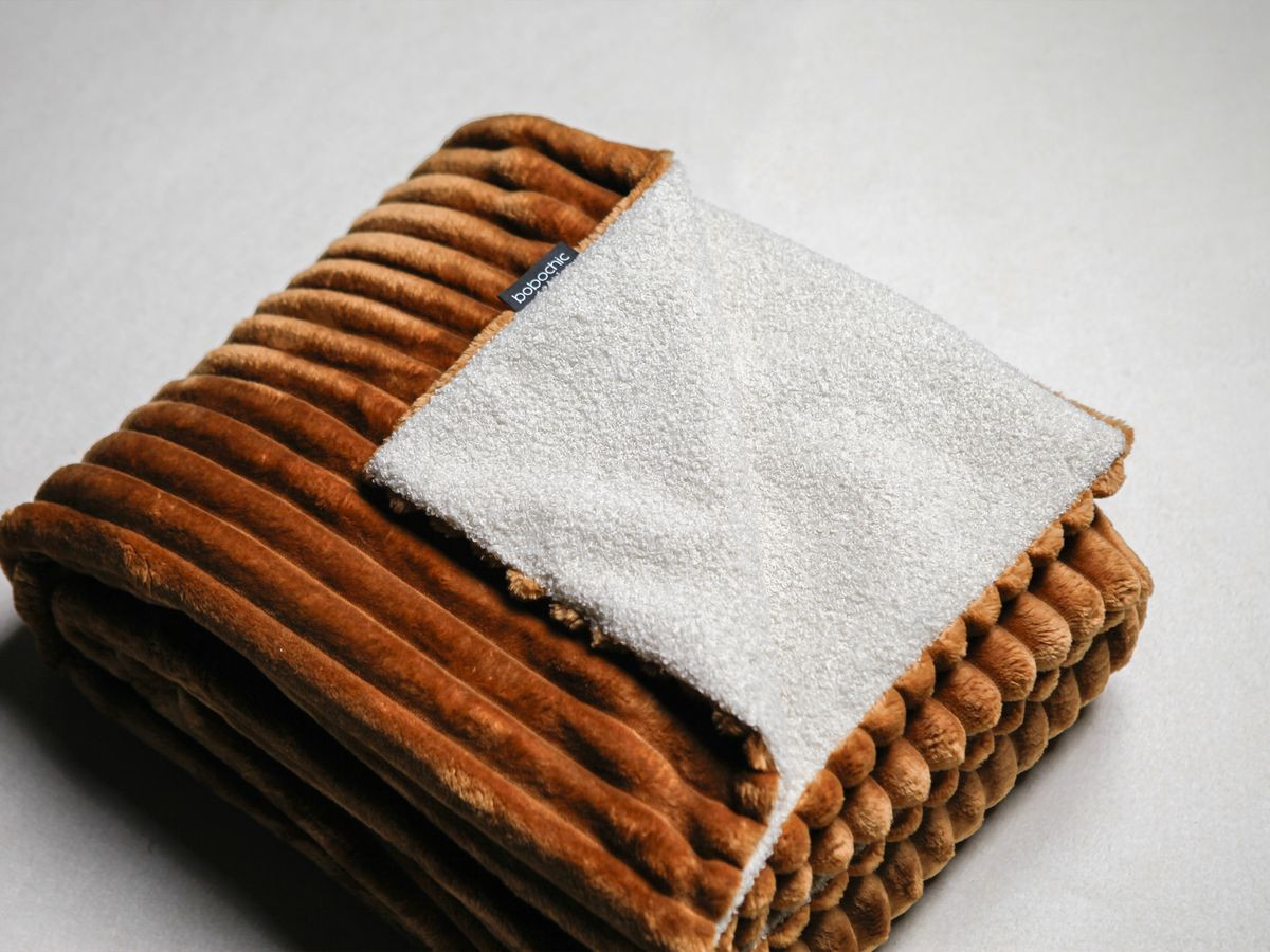 Plaid 140 x 180 cm OSLO jaune — vue 6