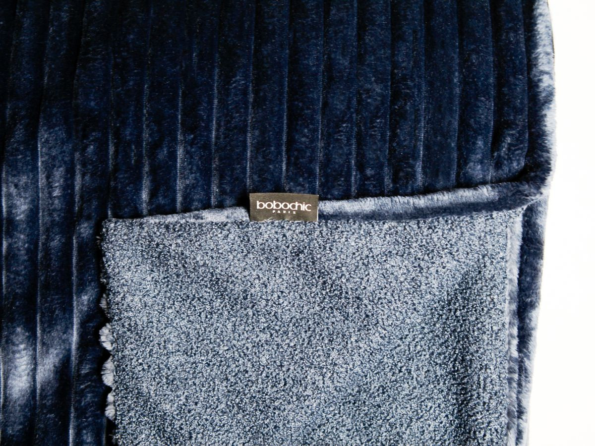 Plaid 140 x 180 cm OSLO bleu — vue 6