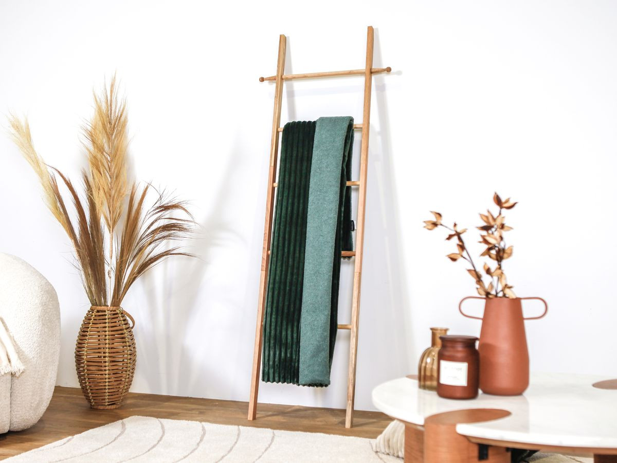 Plaid 140 x 180 cm OSLO vert — vue 4