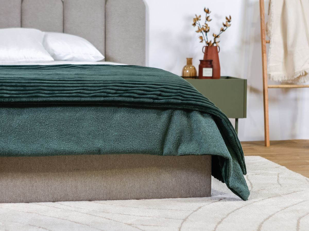 Plaid 140 x 180 cm OSLO vert — vue 5