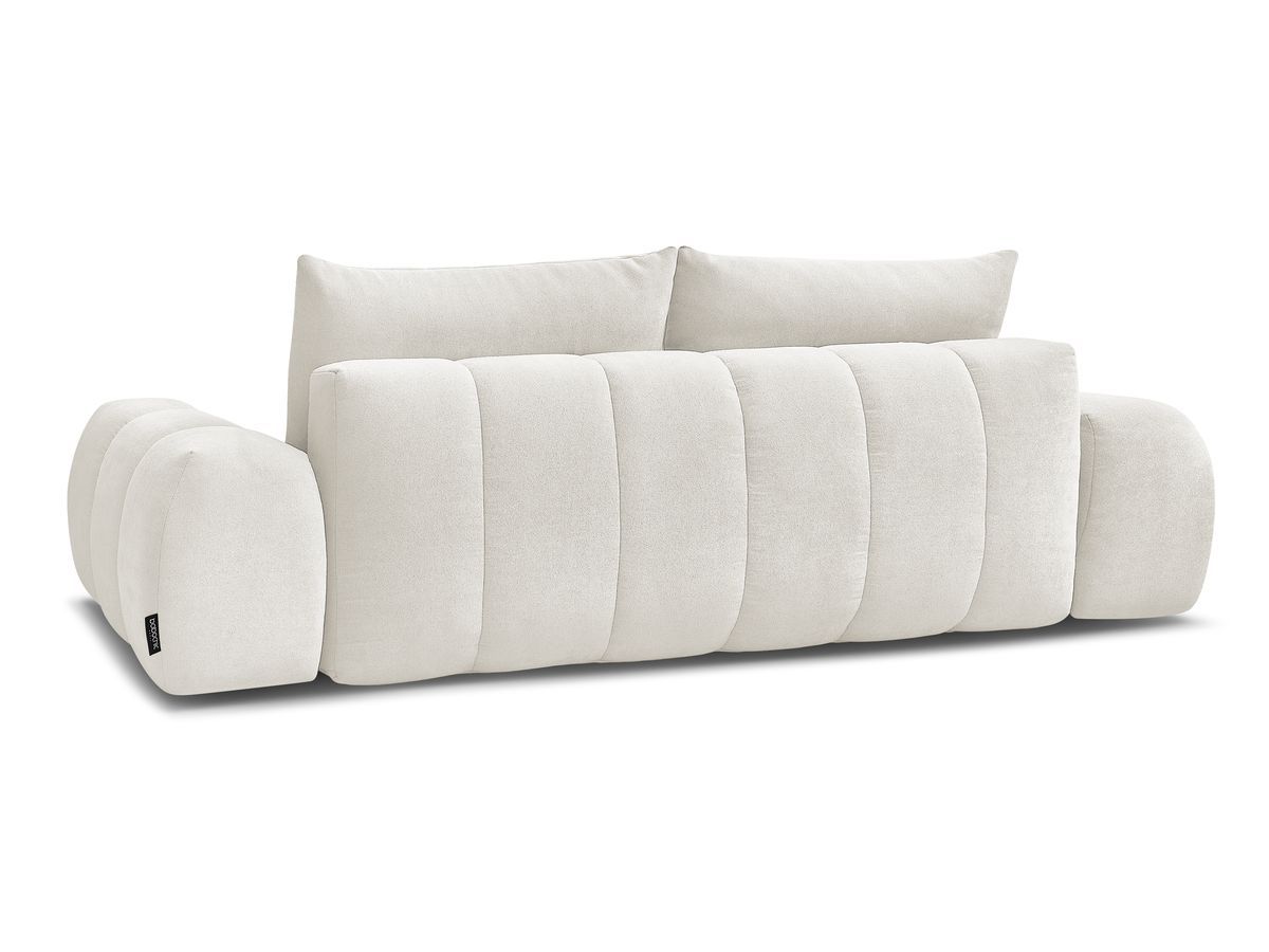 Canapé droit fixe 3 places EVEREST tissu texturé