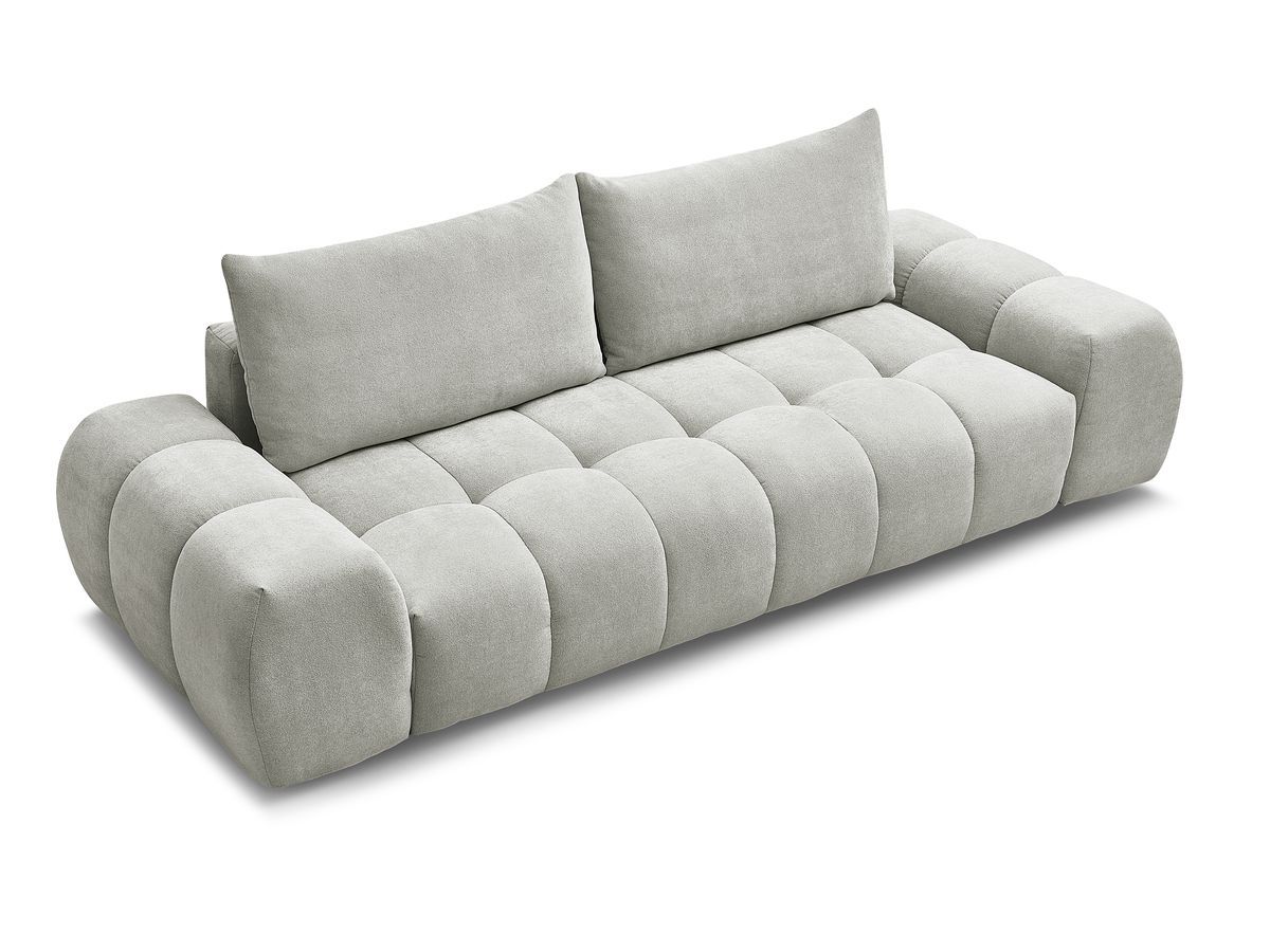 Canapé droit fixe 3 places EVEREST tissu texturé