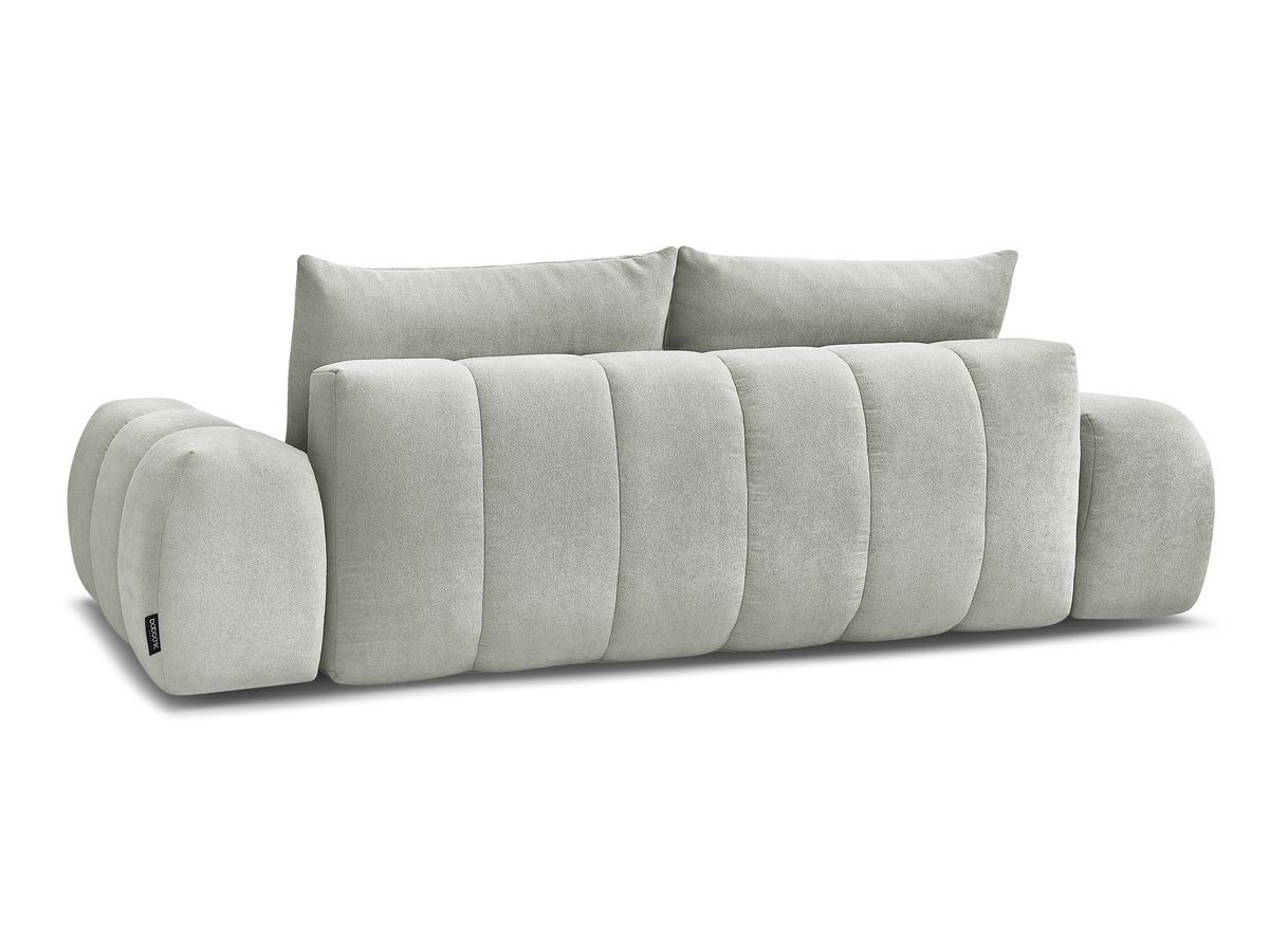 Canapé droit fixe 3 places EVEREST tissu texturé